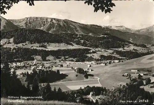 Hittisau Vorarlberg Panorama Bregenzerwald Kat. Hittisau