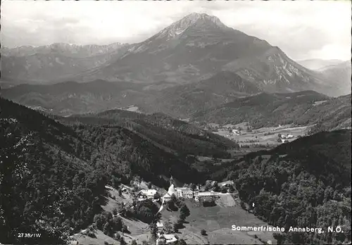 Annaberg Niederoesterreich Gesamtansicht mit Alpenpanorama Sommerfrische Kat. Annaberg