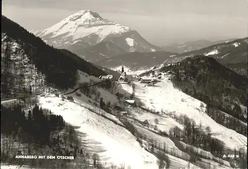 Annaberg Niederoesterreich Panorama mit dem oetscher Ybbstaler Alpen Kat. Annaberg