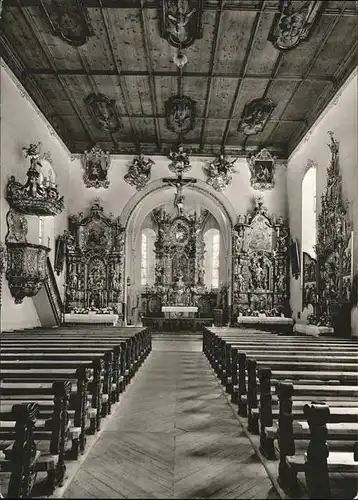 Bartholomaeberg Vorarlberg Inneres der Pfarrkirche Altar Kat. Bartholomaeberg