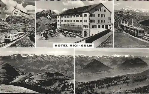 Rigi Kulm Berghotel Bergbahn Alpenpanorama Kat. Rigi Kulm