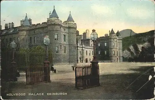 Edinburgh Holyrood Palace Kat. Edinburgh