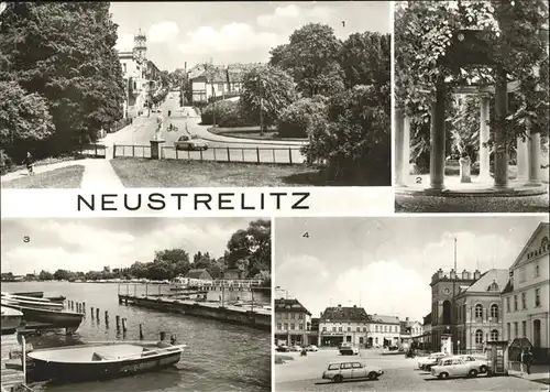 Neustrelitz Gutenbergstr. Zierker See Rathaus Markt Kat. Neustrelitz