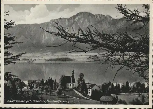 Mondsee Salzkammergut Salzkammergut Mondsee Mariahilferberg Kat. Mondsee