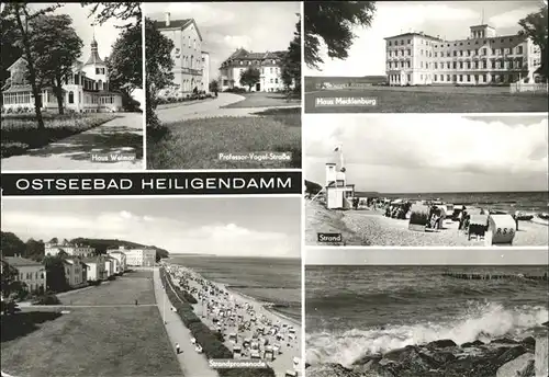 Heiligendamm Ostseebad Strandpromenade Haus Mecklenburg Professor Vogel Str. Kat. Bad Doberan