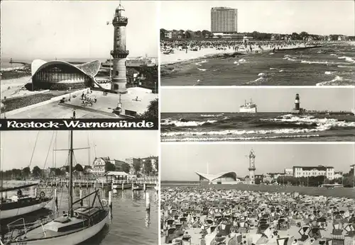 Rostock Mecklenburg Vorpommern Warnemuende Leuchtturm Kat. Rostock