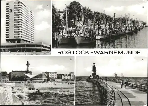 Rostock Mecklenburg Vorpommern Warnemuende Leuchtturm Kat. Rostock