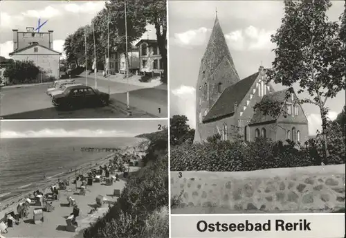 Rerik Ostseebad Kurhaus Strand Kirche  Kat. Ostseebad Rerik