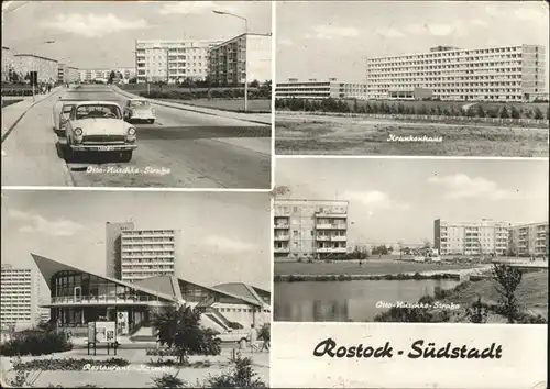 Rostock Mecklenburg Vorpommern Suedstadt Otto Nutschke Str. Krankenhaus Kat. Rostock