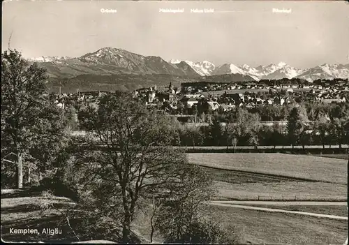 Kempten Allgaeu Biberkopf Gruenten Kat. Kempten (Allgaeu)