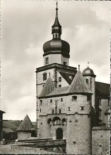 Wuerzburg Festung Marienberg Scherenbergtor Kat. Wuerzburg