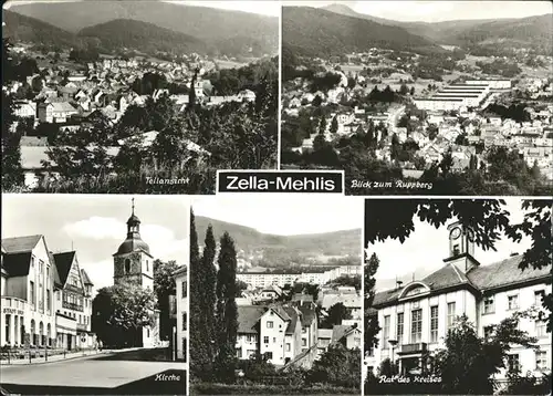 Zella Mehlis Kirche Ruppberg Rat des Kreises Kat. Zella Mehlis