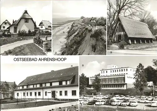 Ahrenshoop Ostseebad Steilkueste Kirche Ferienheim Reisebueros DDR / Ahrenshoop /Nordvorpommern LKR