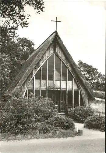 Ahrenshoop Ostseebad Ev. Kirche 1951 / Ahrenshoop /Nordvorpommern LKR