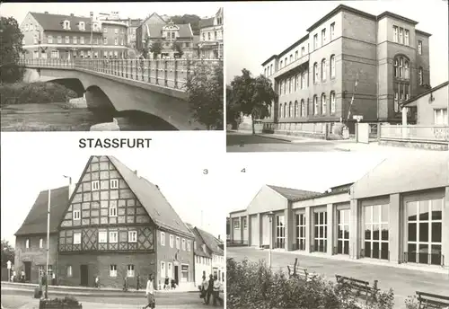 Stassfurt Bodebruecke Krankenhaus Adlerapotheke Kat. Stassfurt