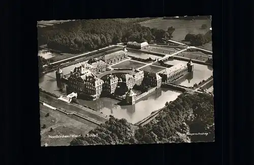 Nordkirchen Schloss Fliegeraufnahme Kat. Nordkirchen