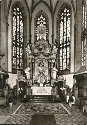 pw42085 Brakel Westfalen St Michaelskirche Altar Kategorie. Brakel Alte Ansichtskarten