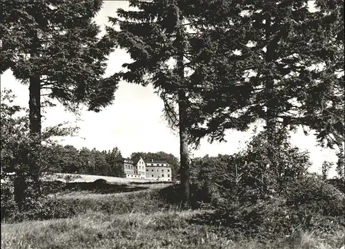 Vesser Rennsteig Ferienheim und Bergaststaette des VEB Carl Zeiss Jena Kat. Schmiedefeld Rennsteig