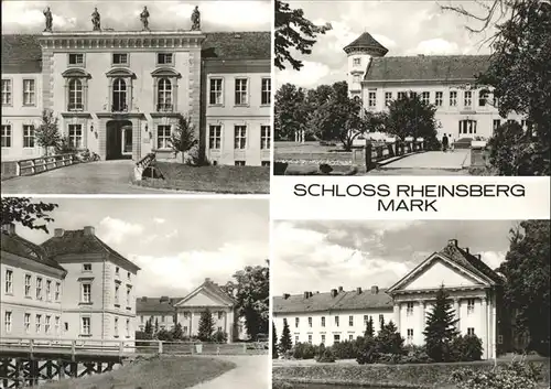 Rheinsberg Schloss Teilansichten Kat. Rheinsberg