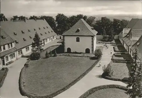 Augustusburg Schloss Wirtschaftshof mit Brunnehaus und Stall Kat. Augustusburg