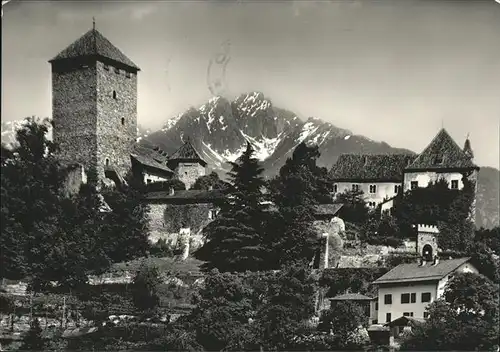 Merano Suedtirol Schloss Tirol und Ifinger SP Kat. Merano