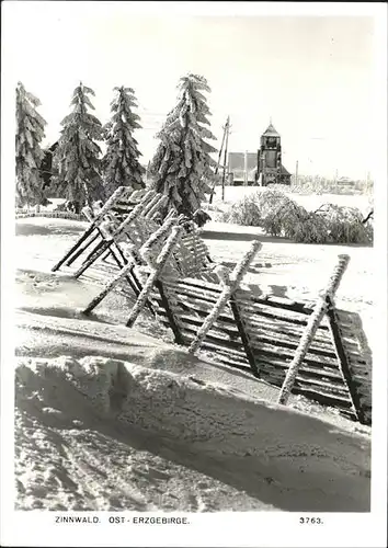 Zinnwald Georgenfeld Winterlandschaft Kat. Altenberg