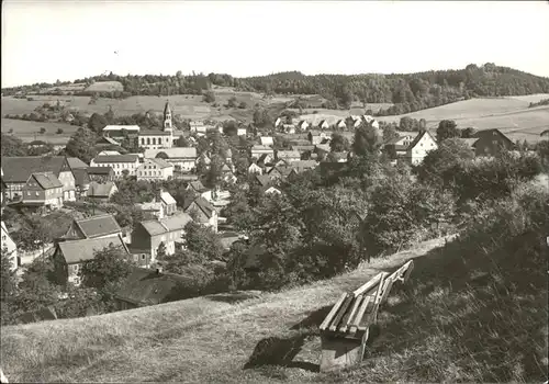 Saupsdorf Panorama mit Wachberg Kat. Kirnitzschtal
