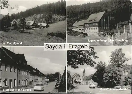 Sayda Im Mortelgrund Jugendherberge Ernst Thaelmann Strasse Kat. Sayda