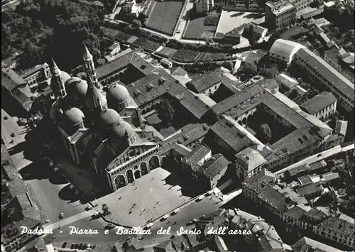 Padova Piazza e Basilica del Santo dall aereo Kat. Padova