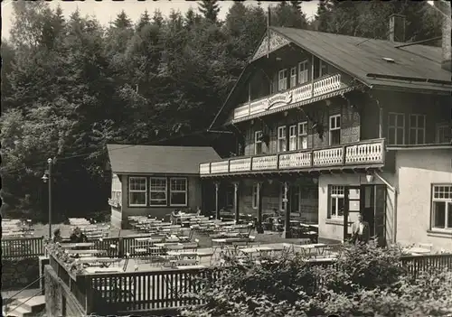 Tabarz Schweizerhaus im Lauchagrund Kat. Tabarz Thueringer Wald