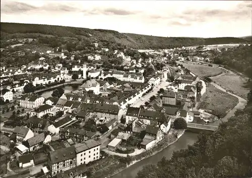 Bad Karlshafen Blick vom Hugenottenturm Solbad Kat. Bad Karlshafen