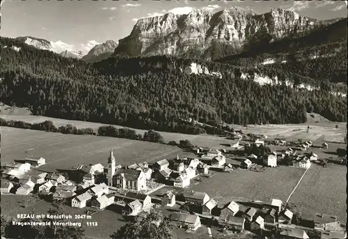 Bezau Vorarlberg Panorama mit Kanisfluh Bregenzer Wald Kat. Bezau