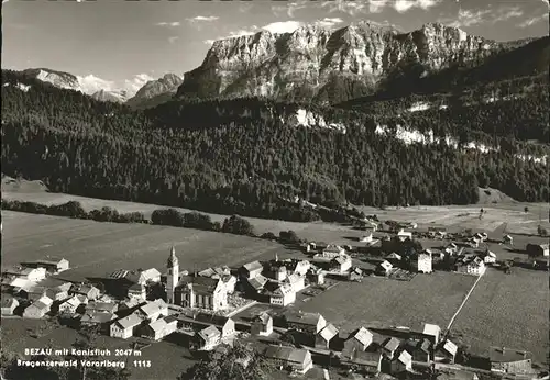 Bezau Vorarlberg Panorama mit Kanisfluh Bregenzer Wald Kat. Bezau