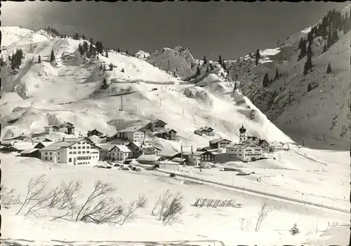 Stuben Vorarlberg Gesamtansicht Wintersportplatz Kat. Kloesterle