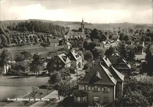 Sohland Spree Ortsansicht mit Kirche Kurort Kat. Sohland Spree