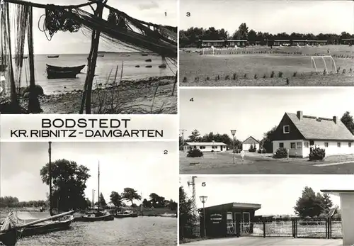 Bodstedt Ostseestrand Hafen Kinderferienlager des VEB Fischkombinat Rostock Kat. Fuhlendorf Darss