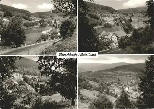 Hirschbach St Kilian Panorama Thueringer Wald Kat. Sankt Kilian