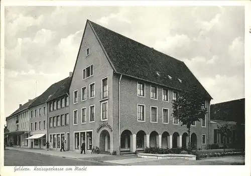 Geldern Kreissparkasse am Markt Kat. Geldern