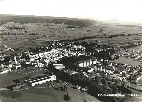 Mattighofen Fliegeraufnahme Industrie Kat. Mattighofen