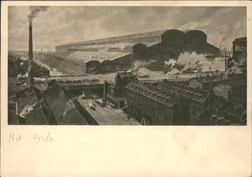 Essen Ruhr Friedrich Krupp Aktiengesellschaft Maschinenbau IX Industrie Kat. Essen