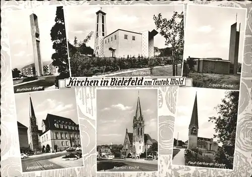 Bielefeld Kirchen der Stadt am Teutoburger Wald Kat. Bielefeld