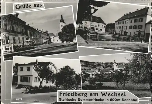 Friedberg Steiermark Teilansichten Kat. Friedberg