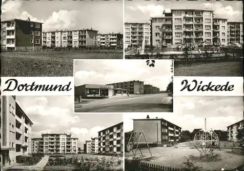 Wickede Dortmund Siedlung Neue Heimat Kinderspielplatz Kat. Dortmund