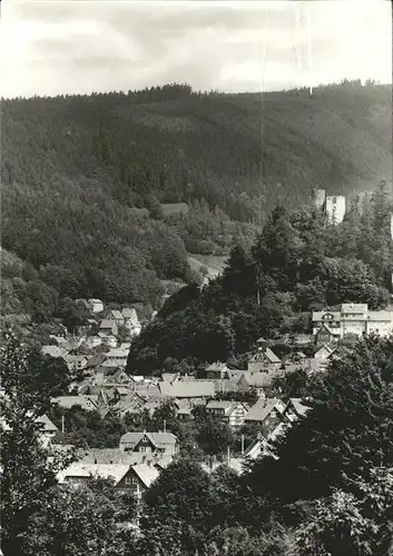 Steinbach Hallenberg Gesamtansicht Burg Kat. Steinbach Hallenberg