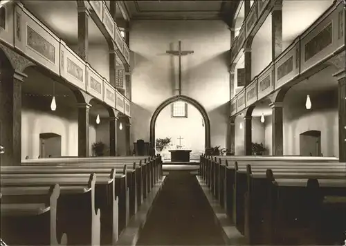 Stadtlengsfeld Inneres der Evangelisch lutherischen Kirche Kat. Stadtlengsfeld