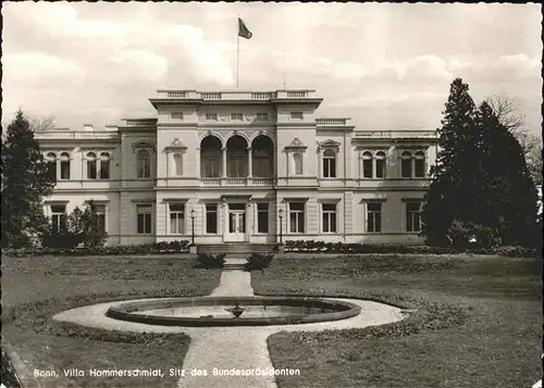 Bonn Rhein Villa Hammerschmidt Sitz des Bundespraesidenten / Bonn /Bonn Stadtkreis