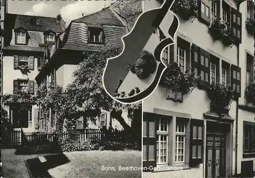 Bonn Rhein Beethovens Geburtshaus Geige Instrument / Bonn /Bonn Stadtkreis