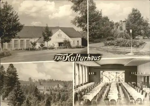 Schmiedefeld Rennsteig FDGB Kulturhaus Luftkurort und Wintersportplatz Kat. Schmiedefeld Rennsteig