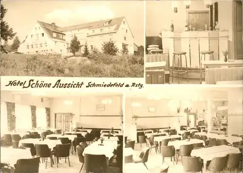 Schmiedefeld Rennsteig Hotel Schoene Aussicht Luftkurort Kat. Schmiedefeld Rennsteig