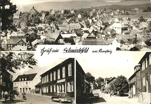 Schmiedefeld Rennsteig Teilansichten Luftkurort Kat. Schmiedefeld Rennsteig